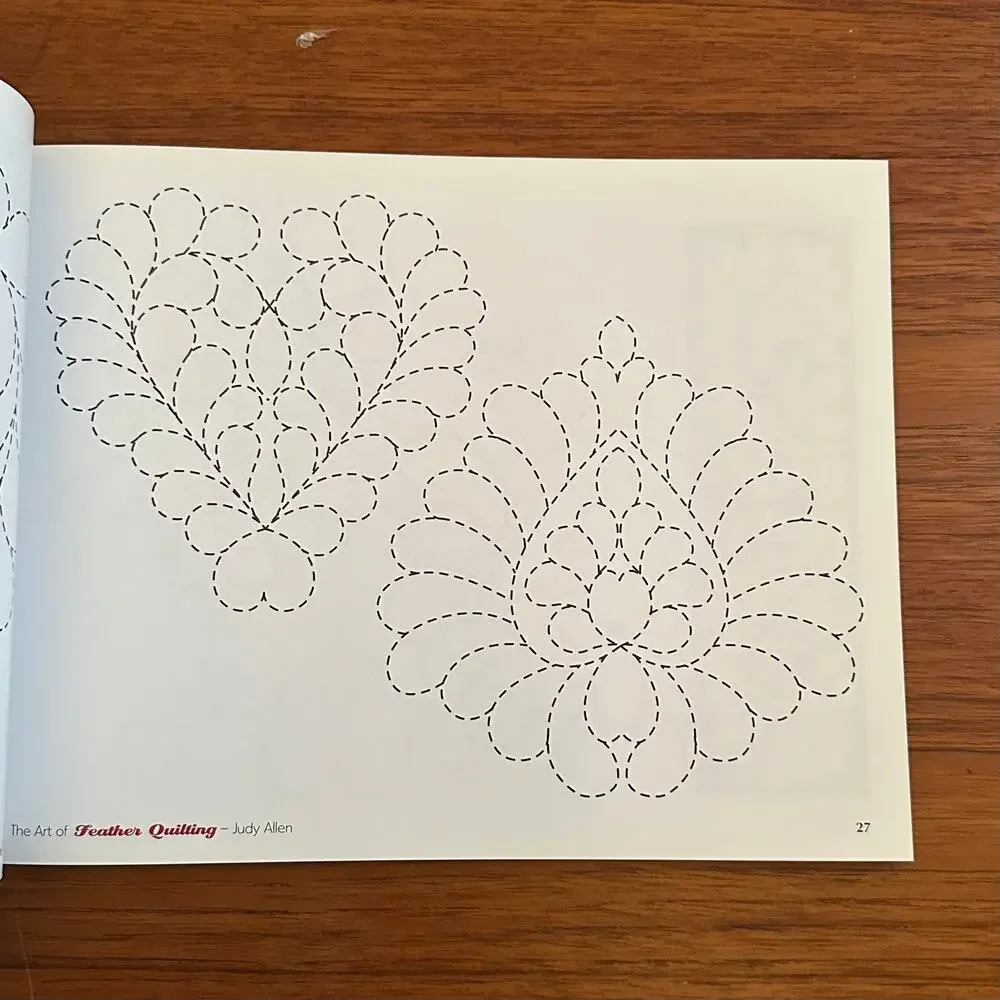 Art of Feather Quilting Pattern Book